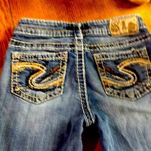 Silver Aiko jeans 25x33